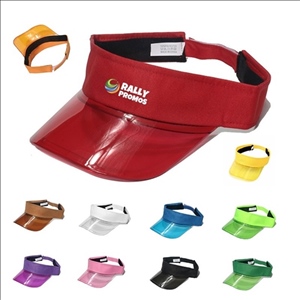 PVC Solar Transparent Bingo Visor Poker Sun Hat